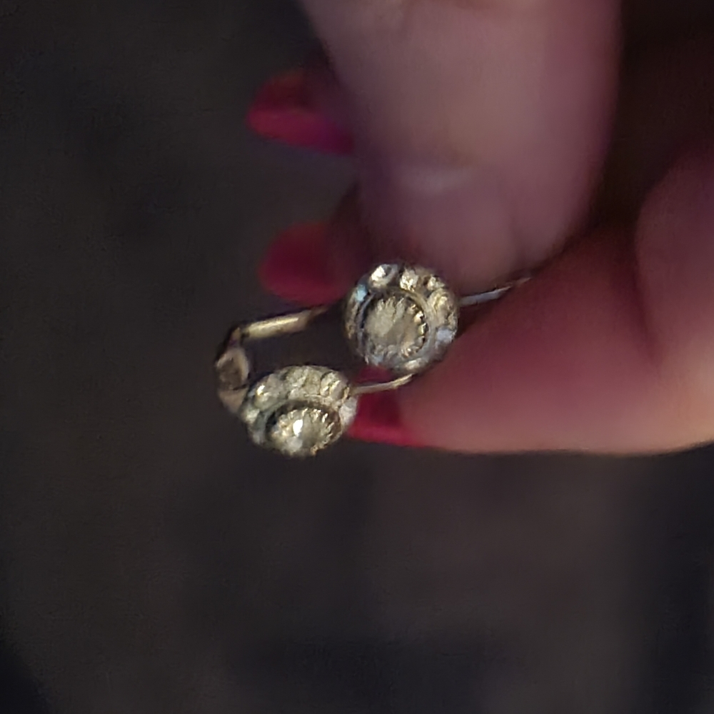 925 ND Square Bracelet and clip on earrings.  Vintage!! - Picture 3 of 3
